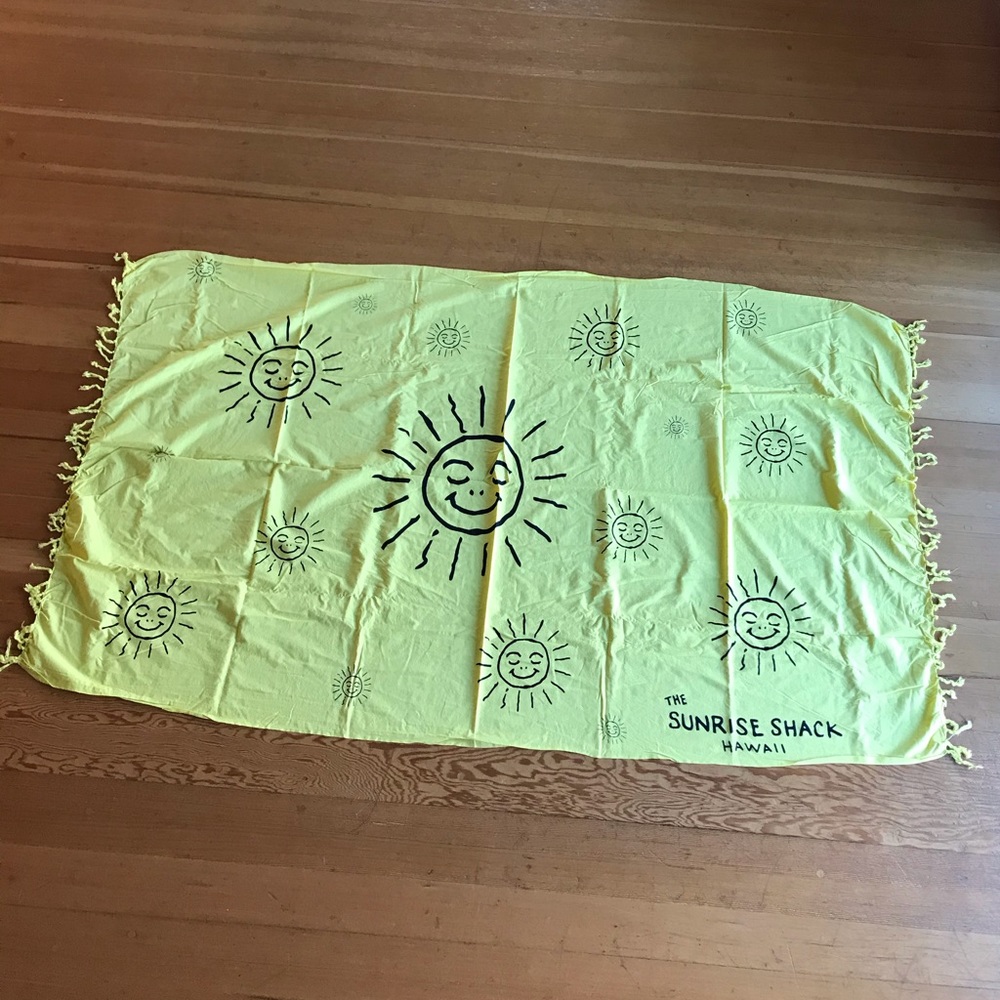 Sunrise Shack yellow sarong